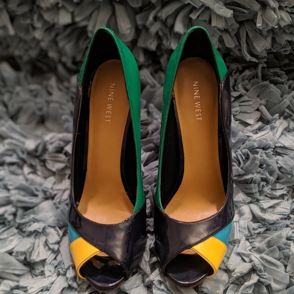 Nine West Flamingo Peep Toe Shoes